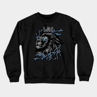 Lightning Leo (blue) Crewneck Sweatshirt